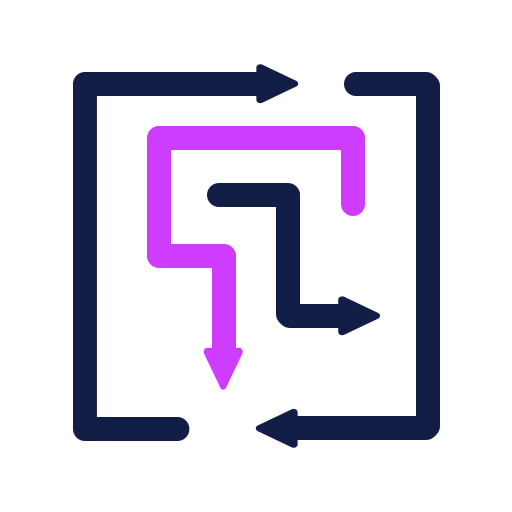 Arrow Out Grid Puzzle Icon
